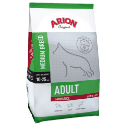 ARION ORIGINAL ADULT MEDIUM LAMB RICE 12kg + GRATIS